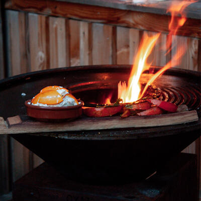 Courge rôtie à la crème de Ricotta