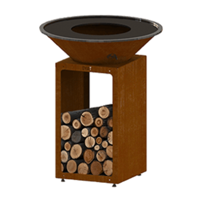 3D - Brasero BBO 78 cognac (aperçu)