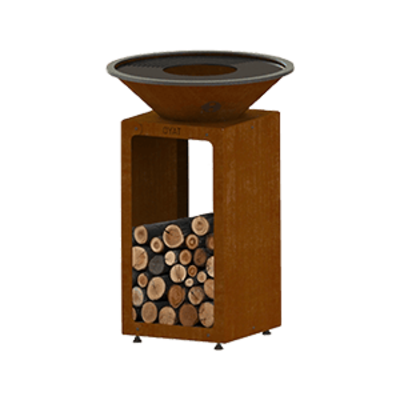 3D - Brasero BBO 58 cognac (aperçu)