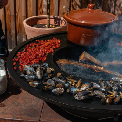 Pâtes au moules & chorizo