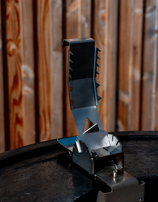 Support à raclette brasero sans fromage