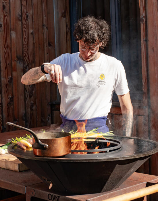 Côtes d'agneau & légumes printaniers