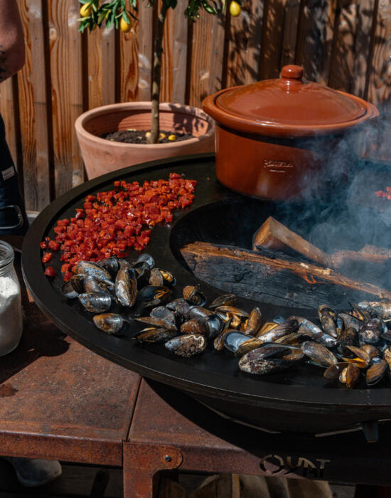 Pâtes au moules & chorizo