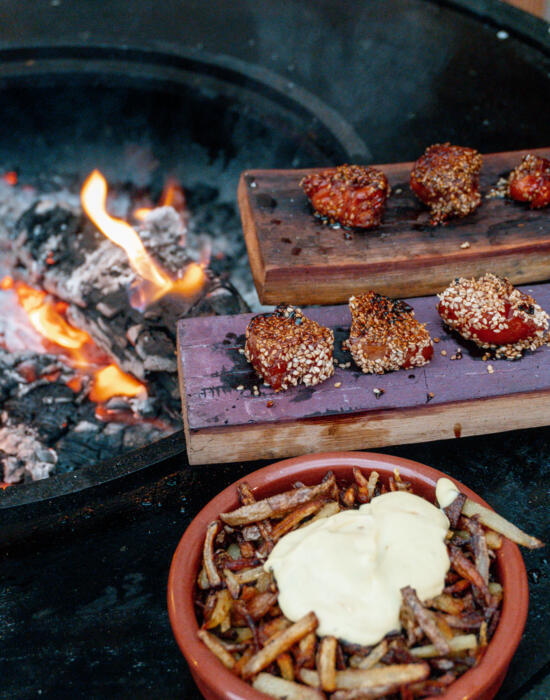 TATAKI DE TRUITE & FRITES